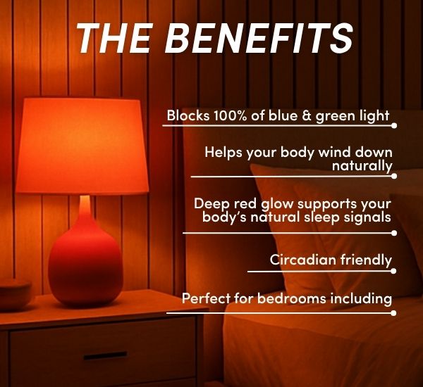 Nightfall Sleep Red Light Bulb