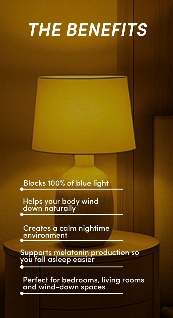 Evening Glow Amber Light Bulb