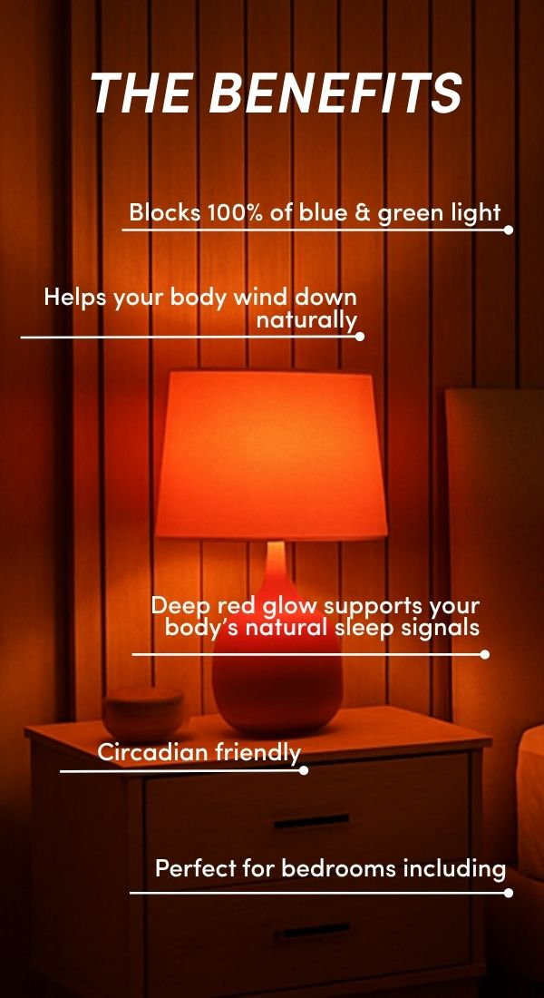 Nightfall Sleep Red Light Bulb