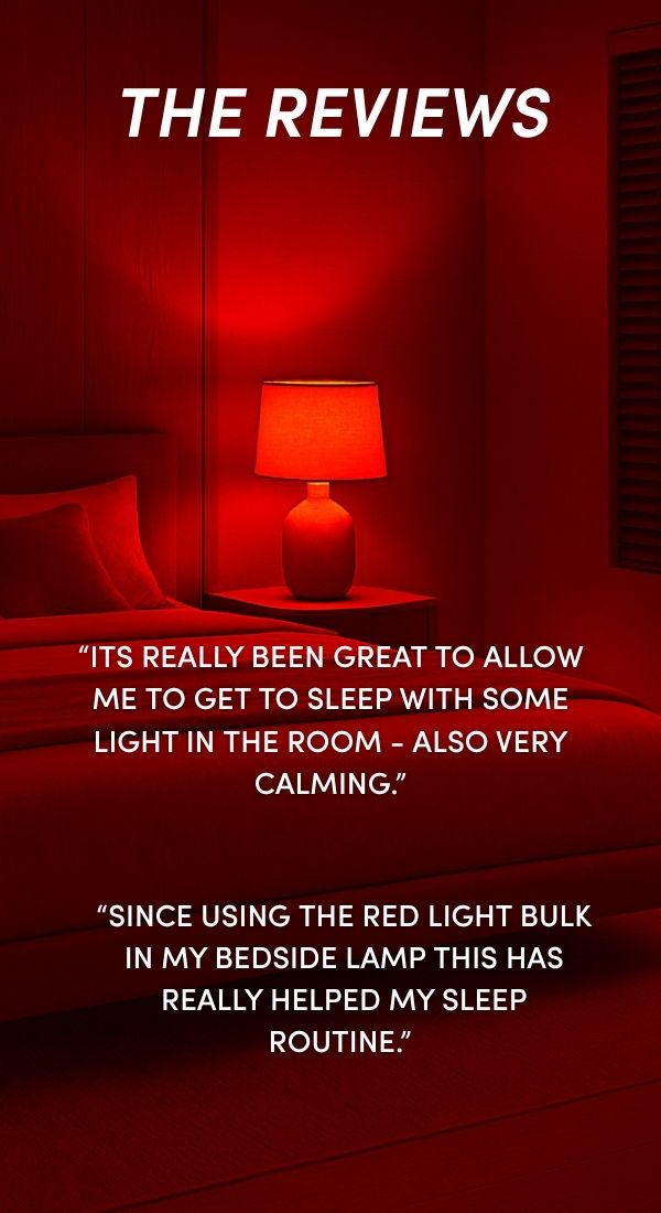 Nightfall Sleep Red Light Bulb